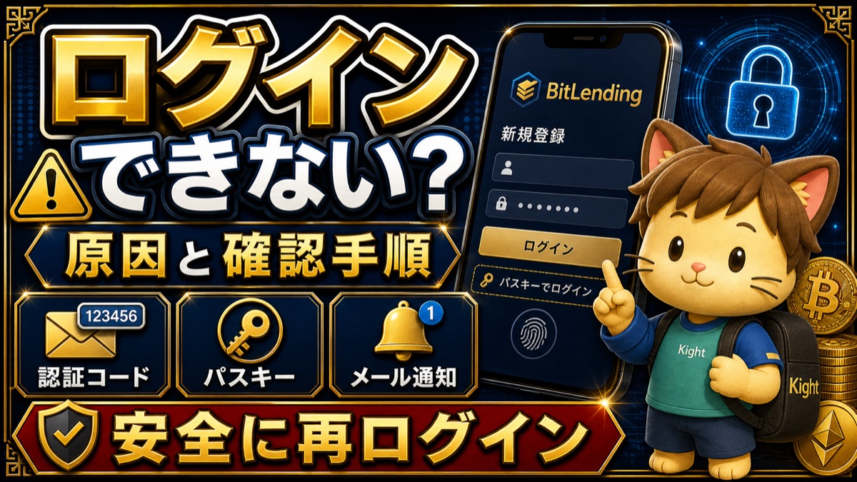 ビットレンディングログイン確認