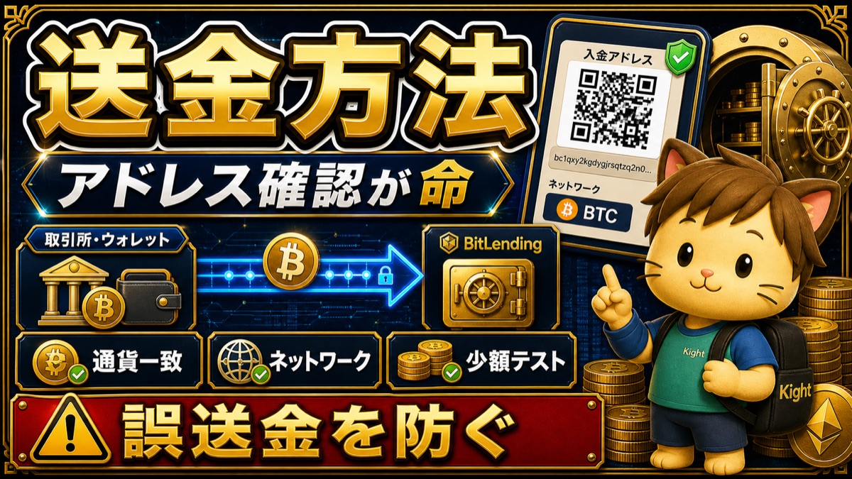 ビットレンディング送金方法